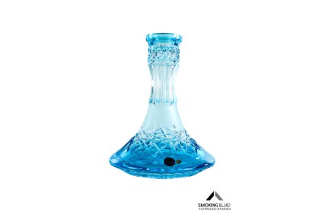 Caesar Crystal Bowl - Bowl Fusion Wild Cut Iced Turquoise
