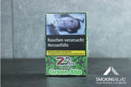 7 Days Classic Tobacco Green Slip 25g